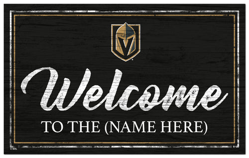 Las Vegas Golden Knights 0977-Welcome Team Color 11x19
