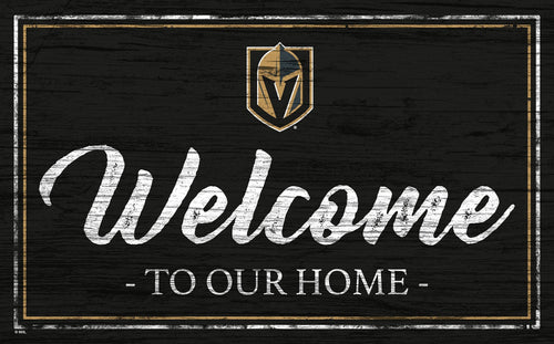 Las Vegas Golden Knights 0977-Welcome Team Color 11x19