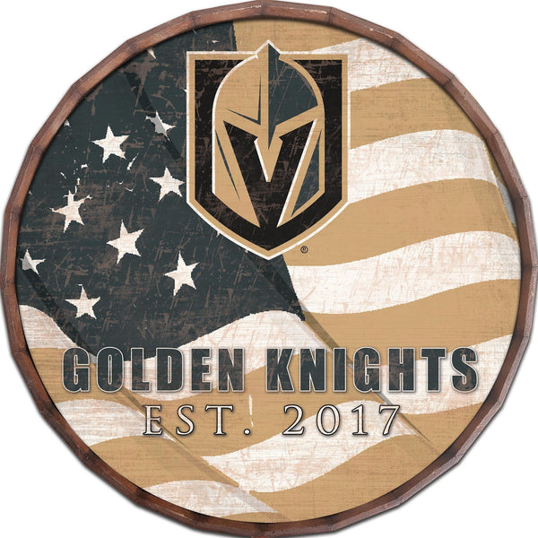 Las Vegas Golden Knights 1002-Flag Barrel Top 16"