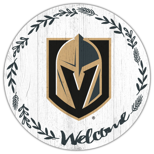Las Vegas Golden Knights 1019-Welcome 12in Circle
