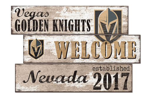Las Vegas Golden Knights 1027-Welcome 3 Plank