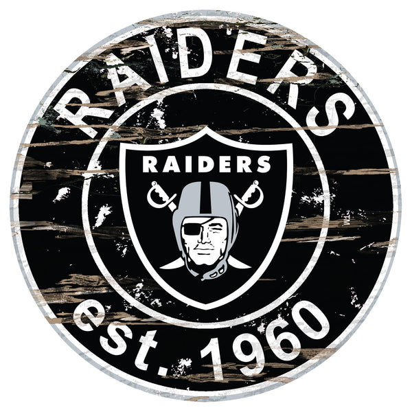 Las Vegas Raiders 0659-Established Date Round