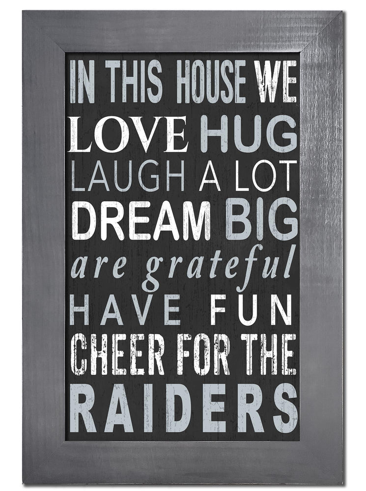 Las Vegas Raiders 0725-Color In This House 11x19