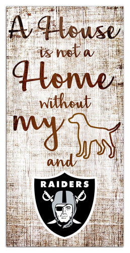 Las Vegas Raiders 0867-A House is not a Home 6x12