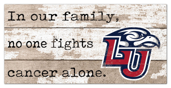 Liberty University 1094-6X12 In Our Family no one fights cancer alone (proceeds benefit cancer research)