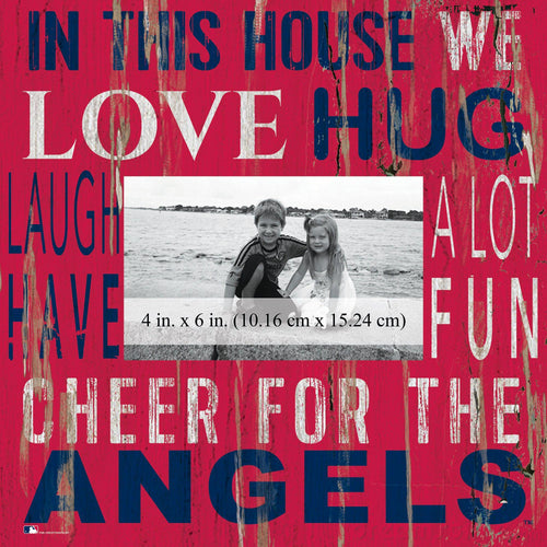 Los Angeles Angels 0734-In This House 10x10 Frame