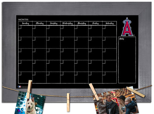 Los Angeles Angels 1014-Monthly Chalkboard with frame  & clothespins