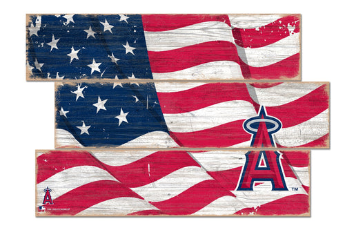 Los Angeles Angels 1028-Flag 3 Plank