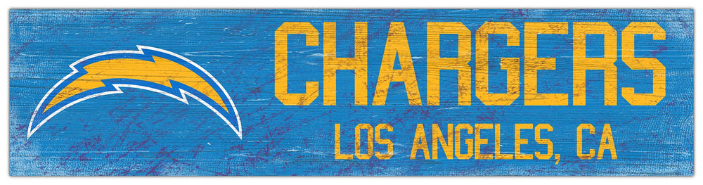 Los Angeles Chargers 0846-Team Name 6x24