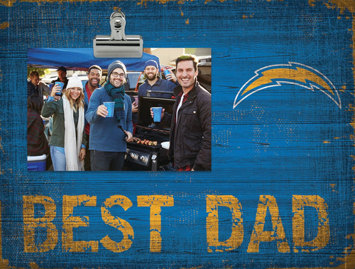 Los Angeles Chargers 0893-Best Dad Clip Frame
