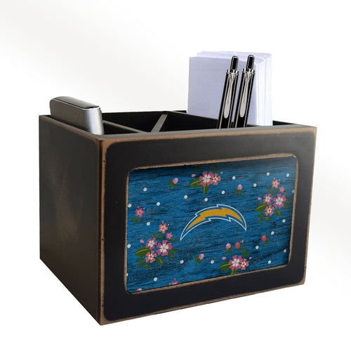 Los Angeles Chargers 0966-Floral Desk Organizer