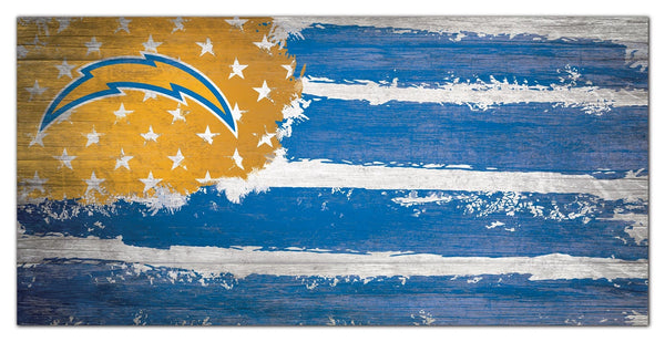 Los Angeles Chargers 1007-Flag 6x12