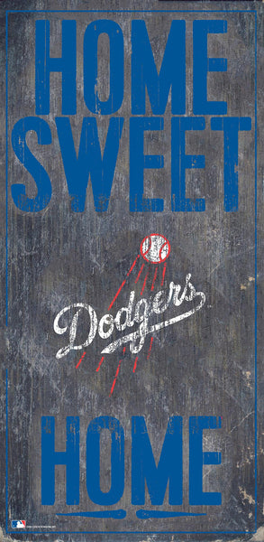 Los Angeles Dodgers 0653-Home Sweet Home 6x12