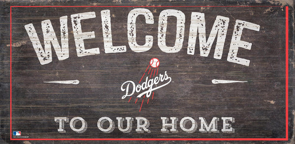 Los Angeles Dodgers 0654-Welcome 6x12