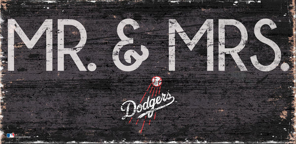 Los Angeles Dodgers 0732-Mr. and Mrs. 6x12