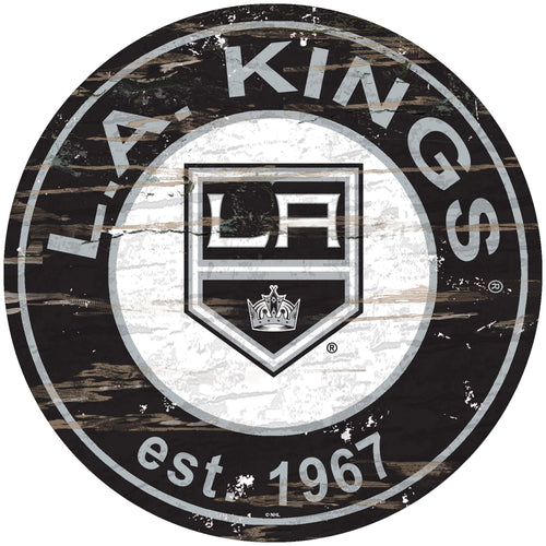 Los Angeles Kings 0659-Established Date Round