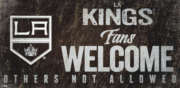 Los Angeles Kings 0847-Fans Welcome 6x12