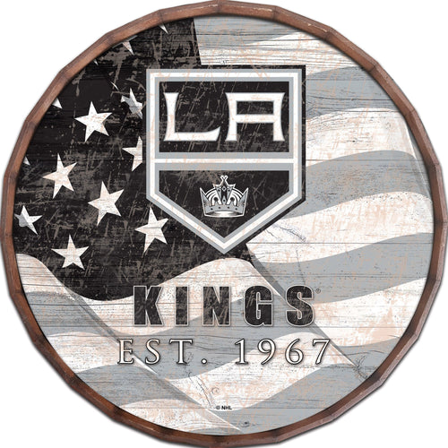 Los Angeles Kings 1002-Flag Barrel Top 16"