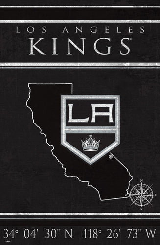Los Angeles Kings 1038-Coordinates 17x26