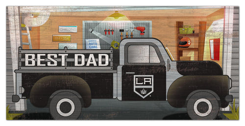 Los Angeles Kings 1078-6X12 Best Dad truck sign