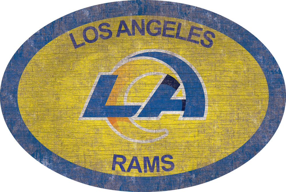 Los Angeles Rams 0805-46in Team Color Oval