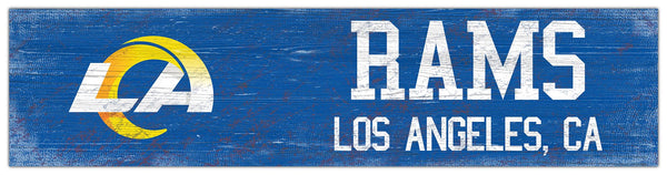 Los Angeles Rams 0846-Team Name 6x24