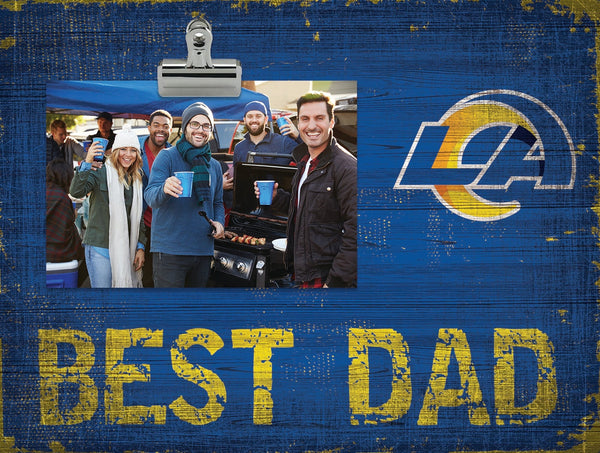 Los Angeles Rams 0893-Best Dad Clip Frame
