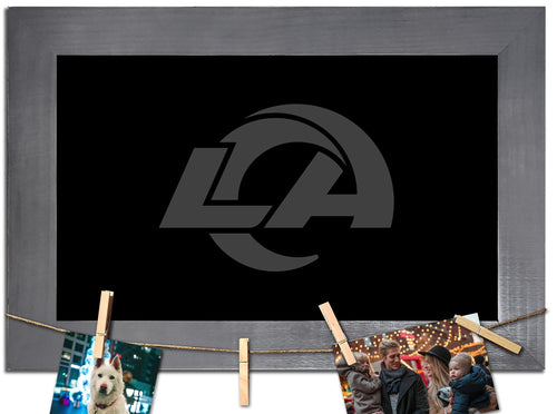 Los Angeles Rams 1016-Blank Chalkboard with frame & clothespins