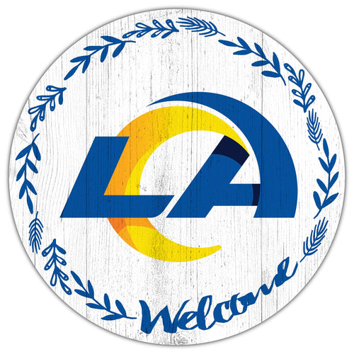 Los Angeles Rams 1019-Welcome 12in Circle