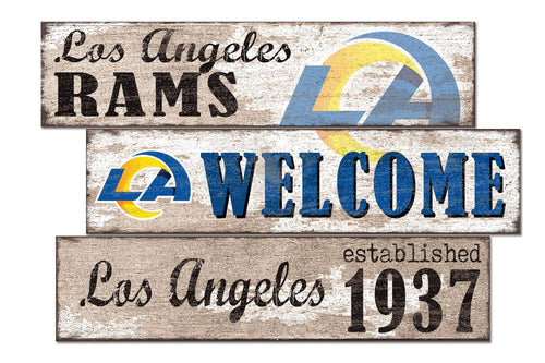 Los Angeles Rams 1027-Welcome 3 Plank