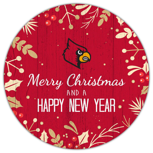 Louisville 1049-Merry Christmas & New Year 12in Circle