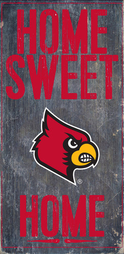 Louisville Cardinals 0653-Home Sweet Home 6x12