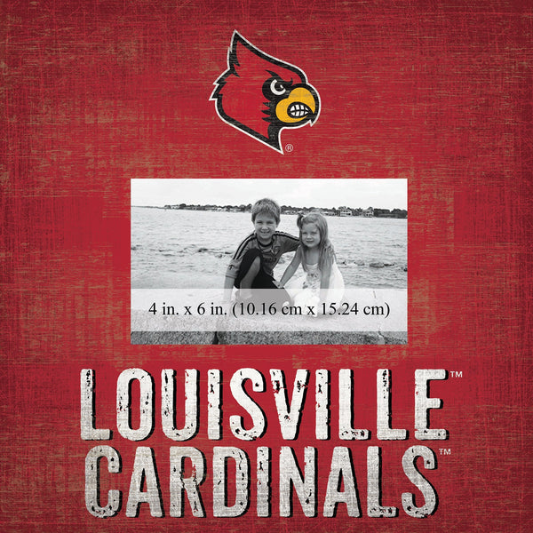 Louisville Cardinals 0739-Team Name 10x10 Frame