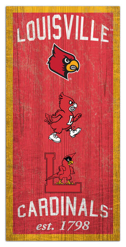 Louisville Cardinals 1011-Heritage 6x12