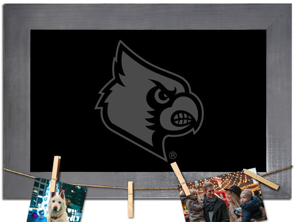 Louisville Cardinals 1016-Blank Chalkboard with frame & clothespins