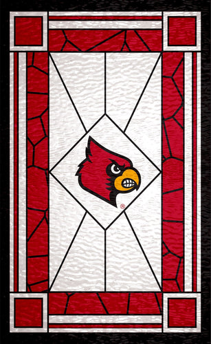 Louisville Cardinals 1017-Stained Glass