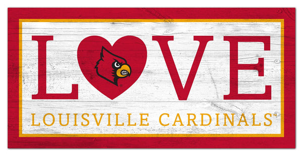 Louisville Cardinals 1066-Love 6x12