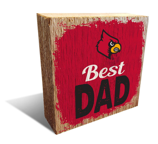 Louisville Cardinals 1080-Best dad block