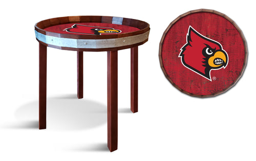 Louisville Cardinals 1092-24" Barrel top end table
