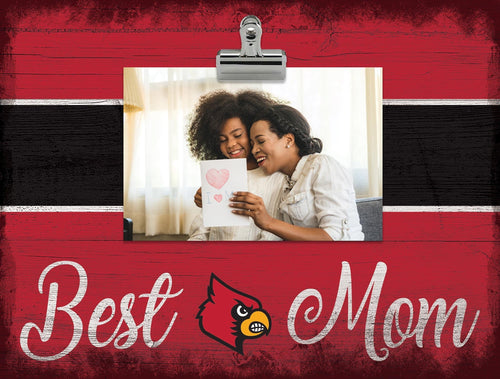 Louisville Cardinals 2017-Best Mom Clip Frame