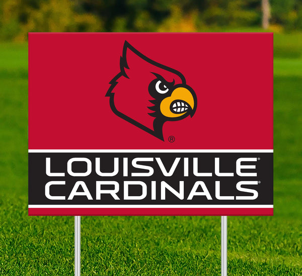 Louisville Cardinals 2032-18X24 Team Name Yard Sign