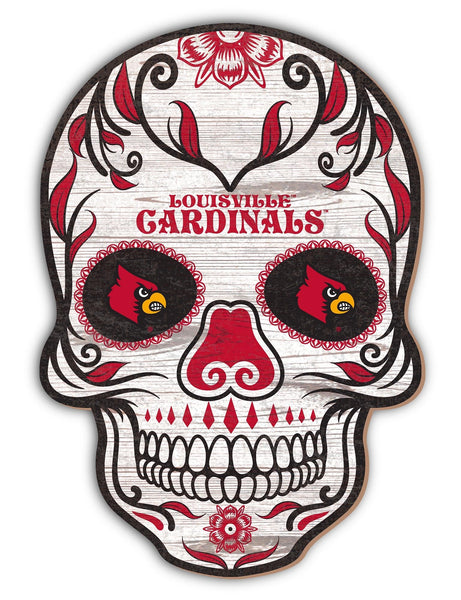 Louisville Cardinals 2044-12�? Sugar Skull Sign