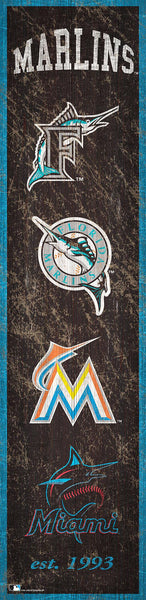 Maimi Marlins 0787-Heritage Banner 6x24