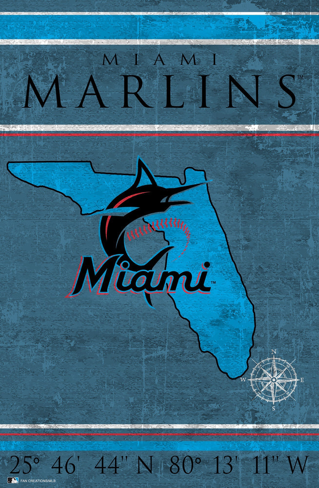 Maimi Marlins 1038-Coordinates 17x26