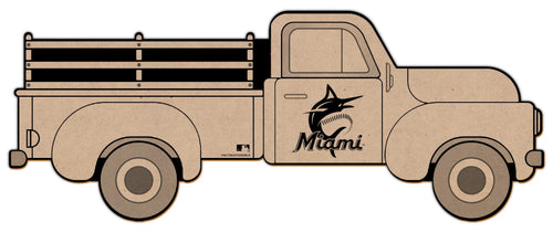 Maimi Marlins 1083-15" Truck coloring sign