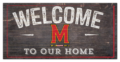 Maryland Terrapins 0654-Welcome 6x12