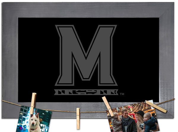 Maryland Terrapins 1016-Blank Chalkboard with frame & clothespins