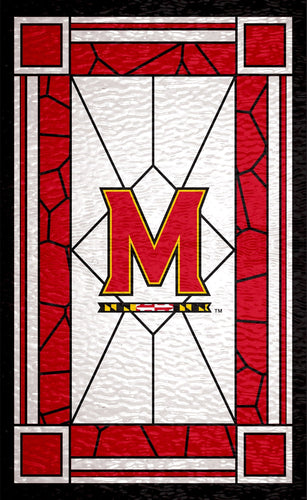 Maryland Terrapins 1017-Stained Glass