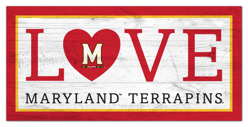 Maryland Terrapins 1066-Love 6x12