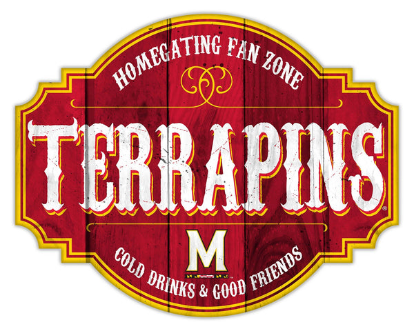 Maryland Terrapins 2015-Homegating Tavern Sign - 12"